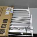 keny 36" Extra Tall Baby Gate for Stairs, 29"-42.5" Wide Auto Close Dog Gate, Pressure Mounted Easy Walk Through Pet Gate for Doorways, Durable Safety Stair Gate, White