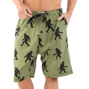 Lazy One Pajama Shorts for Men, Men's Pajama Bottoms, Soft Shorts with Pockets, Sleepwear (L)