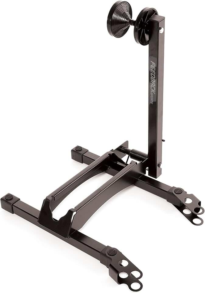 Feedback Sports Rakk Bike Storage Rack | Freestanding Floor Bicycle Stand | Black