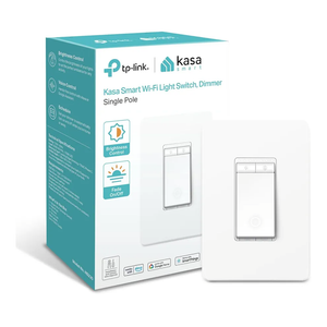 Kasa Smart Dimmer Switch HS220, Single Pole, Needs Neutral Wire, 2.4GHz Wi-Fi Light Switch Works with Alexa and Google Home, UL Certified, No Hub Required, 1 Pack
