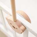 Baby Crib Mobile Arm,HBM 28-33inch Wooden Mobile Arm for Crib Mobile Hanger for Crib Baby Girl Nursery Decor
