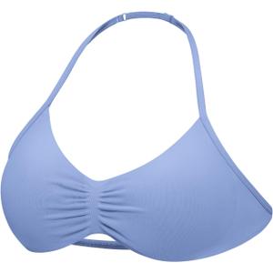 YEOREO SoftHue Impact Strappy Halter Bra for Sports Intensify Women Workout Backless Padded Gym Yoga Bra (Small, Graphite)