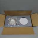 HTB Elevated Dog Bowls, Raised Dog Bowl Stand with 2 Stainless Steel Bowls, Elevated Raised Pets Bowls for Large Medium Small Sized Dogs- Grey Small