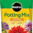 Miracle-Gro Potting Mix, For Indoor or Outdoor Potted Plants, Flowers, Vegetables, Shrubs, Annuals, and Perennials, Feeds Up to 6 Months, 8 qt. (1 Pack)