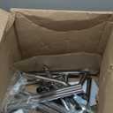 Tajsoon Clothing Rack Heavy Duty Clothes Racks Foldable Garment Rack with Wheels and Extendable Rod, Collapsible Clothing Rack Max Capacity 250lbs, Industrial Rolling Racks with Bottom Shelf, Chrome