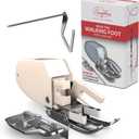 Open Toe Walking Foot with Guide Compatible Brother Sewing Machine  Fits Most 7mm Low Shank Walking Foot Sewing Machine - Plus Bonus 1/4 Inch Quilting Feet