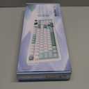 Redragon K719 Wireless Gasket Gaming Keyboard w/Hype Screen & Knob, 95 Keys Mechanical Keyboard, Easy-Control 1.14 TFT Info Display, 5-Layer Noise Dampening, Custom Linear Switch, Jade Cloud Color