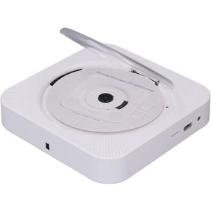 CD Player Portable, Portable Home CD Music Player with Remote Control, Supports AUX and 3.5 mm Audio Input Jack, 2 Modes Wall Mount Cd Player (White)