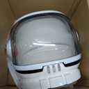 Spooktacular Creations Astronaut Helmet with Movable Visor Pretend Role Play Toy Set for School Classroom Dress Up, Role Play Accessory