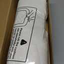 valigogo CloudSoft Cat Window Sill Perch with Zipper Designed Cushioned Bed, Supportive Cat Window Seat with Premium Solid Wood & Sturdy Metal Frame, Pet Hammock Bed for Large Cats (Large, White)