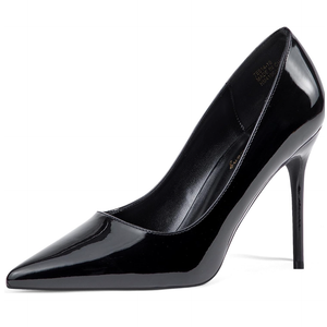 Elisabet Tang High Heels, Womens Pointed Toe Slip on Stilettos Party Wedding Pumps Basic Shoes Size 8