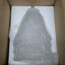 4 Pack Ceiling Fan Light Covers, Transitional Style Replacement Bell Shaped Glass Shade Ceiling Fan Replacement Globes (Alabaster, 4-3/4'')