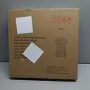 Round Chair Side End Table, 3 Tier Round Couch End Table Bedroom Chair Side Tables Small Night Stand Accent Tables for Small Spaces (D - 15.8 IN, Rustic Brown + Classic Black)