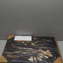 Vintage Floral Wall Art Decor Black Botanical Canvas Art Moody Flower Wall Art Dark Academia Poster Painting Vintage Floral Prints Pictures for Bedroom Living Room 16x24 Inch Framed Set of 2