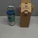 STANLEY IceFlow 2.0 Flip Straw Tumbler with Handle 14 oz | Twist On Lid and Flip Up Straw | Leakproof Water Bottle | Insulated Stainless Steel | BPA-Free | Spring Green