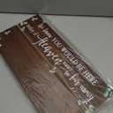 RattanView Wood Memory Table Sign 16 x 8 Inch in Loving Memory Wedding Sign with 5 Clips Wedding Decor for Ceremony and Reception Wooden Memorial Picture Board to Honor Souls(Eucalyptus 1)