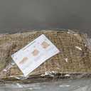 10.5 x 10.5in Cube Seagrass Storage Baskets, Foldable Square Wicker Storage Baskets for Shelves Set of 3, Large Cubby Rattan Basket, Collapsible Cube Storage Bins