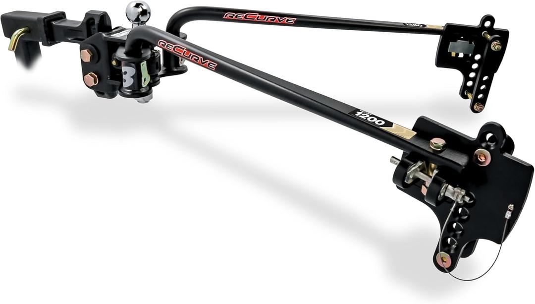 Camco Eaz Lift ReCurve R3 1,000 lb Hitch - Adjustable Trailer Sway Control, Towing Stability for Campers - Adjustable Trailer Hitch  RV Accessories for Easy Installation & Optimal Control (48752)