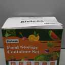 40 PCS Food Storage Containers with Lids Airtight (20 Containers & 20 Lids), 100% Leakproof Meal Prep Container Set for Kitchen Storage, BPA-free, PVC-free Reusable Plastic, Microwave/Dishwasher Safe