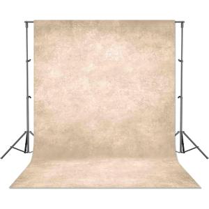 8x10ft Fabric Beige Abstract Texture Photography Backdrop (No Stand No Clips) Portrait Photoshoot Background Adult Newborn Child Headshot Photo Studio Props Booth Rod Pocket On Top