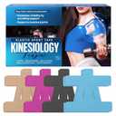 Kinesiology Tape-for Shoulder, 8Pcs-Shoulder Pain Relief Athletic Tapes, Shoulder Support & Stability Precut Strips, Waterproof & Elastic, Breathable Hypoallergenic Latex-Free