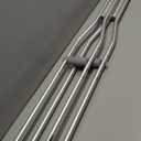 Medline Aluminum Crutches for Kids, Adults & Seniors, Walking Aid, 300 LB Weight Capacity,1 Pair, Fitting 5'2" - 5'10"
