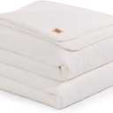 UGG Whitecap Full/Queen Blanket, Fleece Fluffy Blanket for Bed, Luxury Cozy Oversized Throw for Couch, Washable Hypoallergenic Queen Bedding, 90" x 90", White Snow