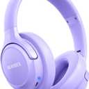 BERIBES Bluetooth Headphones Over Ear, 65H Playtime and 6 EQ Music Modes Wireless Headphones with Microphone, HiFi Stereo Foldable Lightweight Headsets, Deep Bass for Home Office Cellphone PC Ect. (Purple)