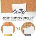 ARCOBIS Cork Board White Board Combo, 36 x 24 Inch Bulletin Board-Gold Frame, Magnetic Dry Erase Board & Corkboard for Wall, Vision Board for Home, Office, School
