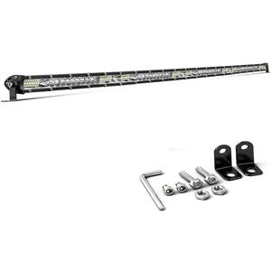 40 Inch LED Light bar Single Row Slim IP68 Waterproof Off-Road Spot Flood Combo with Small Light Super Bright Truck Driving Fog Lamp Compatible for SUV ATV UTV