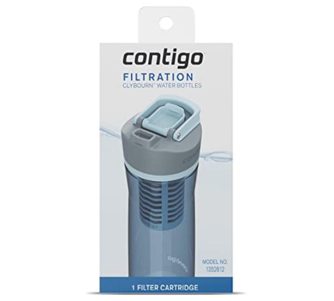 Contigo Replacement Filter for Clybourn FreeFlow Filter Water Bottle with AUTOSEAL Lid