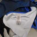 Womens Athletic One Piece Swimsuit Sports Training Bathing Suit Racerback Slimming Swimwear (XX-Large, Blue and Black Geometry)