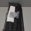 Over the Door Pantry Organizer, 8-Tier Over the Door Organizer with Adjustable Basket, Pantry Door Organization for Pantry Kitchen Storage Room Spice Rack, Black