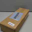 Large Towel Rack & Bathroom Towel Holder - Wall Mounted Metal Rack with Wooden Floating Shelf, Small Bathroom Towel Storage, Easy Holds 6 Large Rolled Towels, Black with Brown Plank (XL (31"))