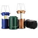 Lichamp LED Camping Lantern, 4 Pack Battery Powered Flashlight for Power Outages, Portable Collapsible Hanging Light Essential for Home, Outdoor, Emergency Lamp Survival Kit Gear for Hurricane, C5