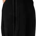 OFEEFAN Women's Maxi Dresses Summer Spaghetti Strap Dress with Pockets (XX-Large, Aablack)