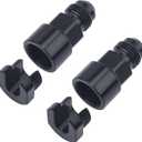 EVIL ENERGY 6AN Male to 3/8" & 5/16" Quick-Disconnect Female EFI Fuel Rail Fitting Aluminum