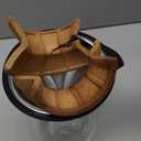 Bodum 34oz Pour Over Coffee Maker, HighHeat Borosilicate Glass with Reusable Stainless Steel Filter and Cork Grip  Made in Portugal