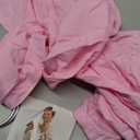 WildBird - Ring Sling Baby Carrier - 0-36 Months (up to 35 lbs) - Long (90") Pink - Front, Hip or Back Carry - Adjustable Fit - Natural Linen - Baby Essentials - New Mom Gifts