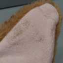 Easter Bunny Ears Headband and Tail Set,Plush Bunny Costume Accessories For Halloween Cosplay Party Performance (Brown)