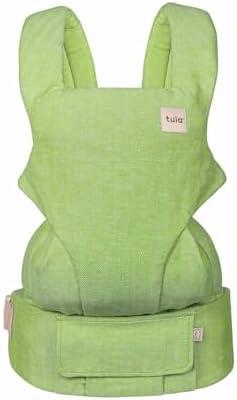 Baby Tula Explore Carriers - Breathable Baby Carrier Newborn to Toddler - Adjustable Toddler Carrier - Multiple Ergonomic Positions Front and Back - Ergonomic Fit for 7-45 lb - Linen, Basil