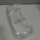 AMI PARTS WPW10430639 W10324876 Freezer Door Shelf Bin compatible with Whirlpool Kenmore Refrigerator Door Shelves-Fit for Freezer Side Door (transparent)-Send Scouring Pad