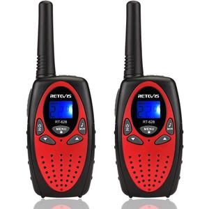 Retevis RT628 Walkie Talkies for Kids,Toys Gifts for 6-12 Years Old Boys Girls,Long Range 2 Way Radio 22CH VOX,Birthday Gift,Family Walkie Talkie for Camping Hiking Indoor Outdoor (Red)