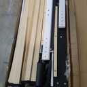 VECELO Queen Size Bed Frame with Upholstered Headboard, Velvet Platform Bedframe Mattress Foundation, Strong Wood Slat Support, No Box Spring Needed,White