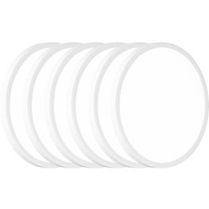 6Pack LED Flush Mount Ceiling Light: 12 inch Super Slim 5000K Dimmable Kitchen Lighting Fixtures Ceiling - 24W White Low Profile Ceiling Lamp for Bedroom Garage Hallway