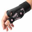 Thumb Brace & Wrist Brace Right Hand Left Hand for Carpal Tunnel Relief, Stable Thumb Splint for Arthritis Pain, Night Support Hand Brace for Tendonitis, Sprain, Women Men, Pink, S/M