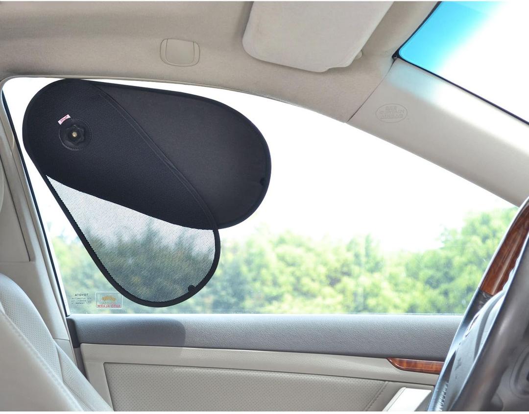TFY Car Window Sunshine Blocker Sun Shade Protector for Baby & Kids - Fit Most of Vehicle, Most of Sedan, Ford, Chevrolet, Buick, Audi, BMW, Honda, Mazda, Nissan and Other