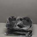 Baking Pans Set Nonstick, Bakeware Sets Stackable with Silicone Handles, AIVIKI 22 Pieces Oven Pan for Cooking Including Baking Cookie Sheet with Rack, Roast Pan, Cake Pan, Loaf Pan, Muffin Pan, Black