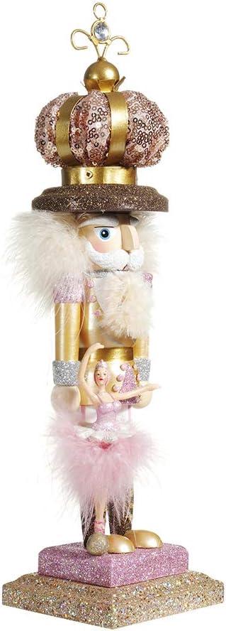 Kurt Adler 14-Inch Hollywood Ballet and Crown Nutcracker