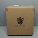 Hamilyeah 16 inch LED Flush Mount Ceiling Light, 24W Kitchen Lighting Fixture Ceiling Mount with Fabric Shade, Dimmable Drum Ceiling Lighting Fixture 5CCT for Bedroom, Bathroom, Living Room, Kitchen